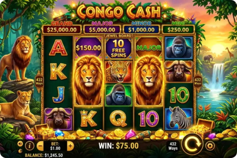 Tragamonedas Congo Cash