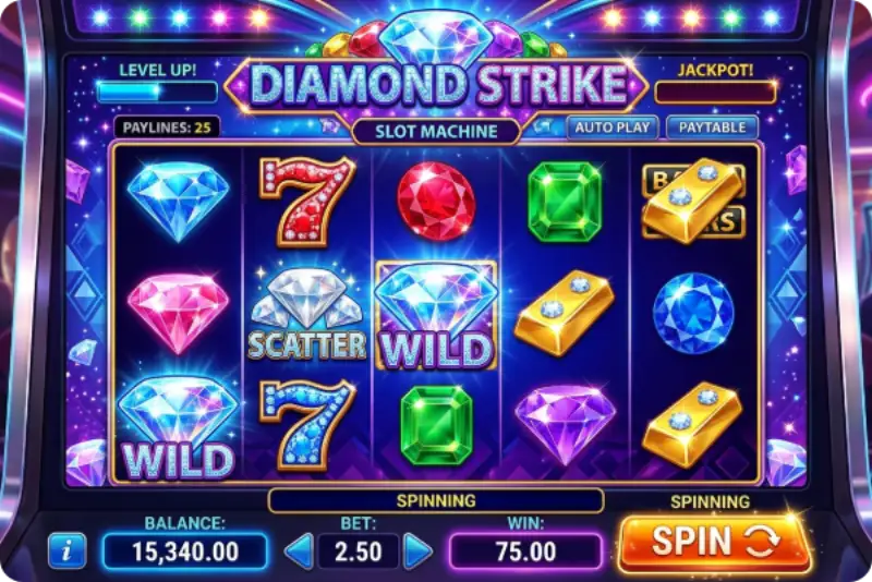Tragamonedas Diamond Strike
