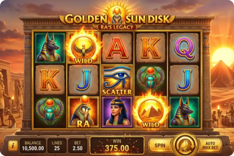 Tragamonedas Egyptian Sun
