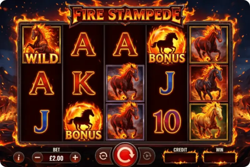 Tragamonedas Fire Stampede