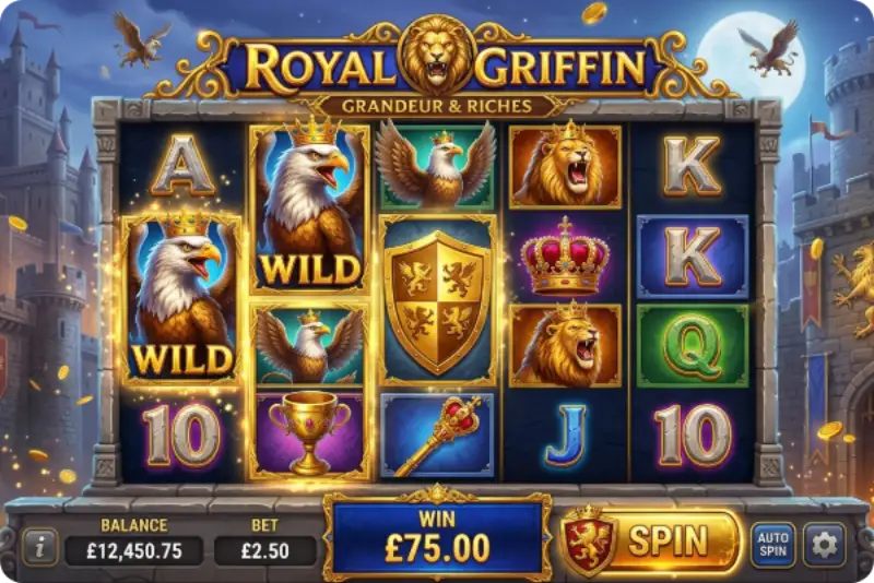 Tragamonedas Royal Griffin - captura de pantalla
