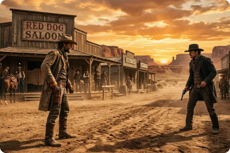 Tragamonedas Wild West Duels - captura de pantalla